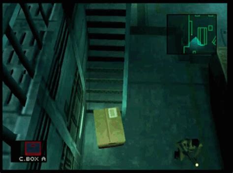 metal gear snake box gif|solid snake box metal gear.